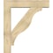 Ekena Millwork Funston Block Rough Sawn Bracket w/ Offset Brace, Douglas Fir, 8"W x 38"D x 44"H BKT0806X38X44FST05RDF - alternate 4